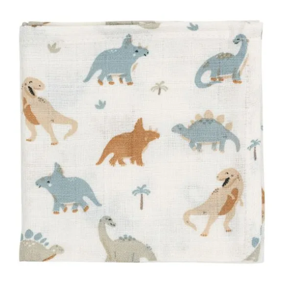 Jollein Roarsome Monddoekje - 3 Pack - 31 x 31 cm - Hydrofiel