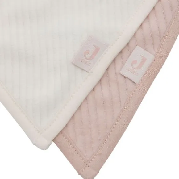 Jollein Slab Bandana - 2 Pack - Velvet Rib - Sea Green / Ivory