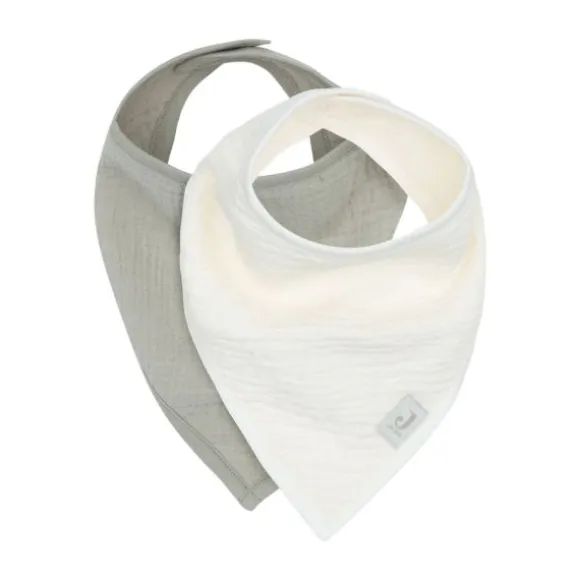 Jollein Slab Bandana Hydrofiel - Olive Green/Oatmeal - 2 Stuks