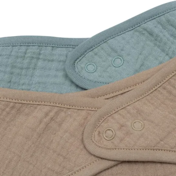 Jollein Slab Bandana Hydrofiel - Sea Green / Biscuit - 2 Stuks