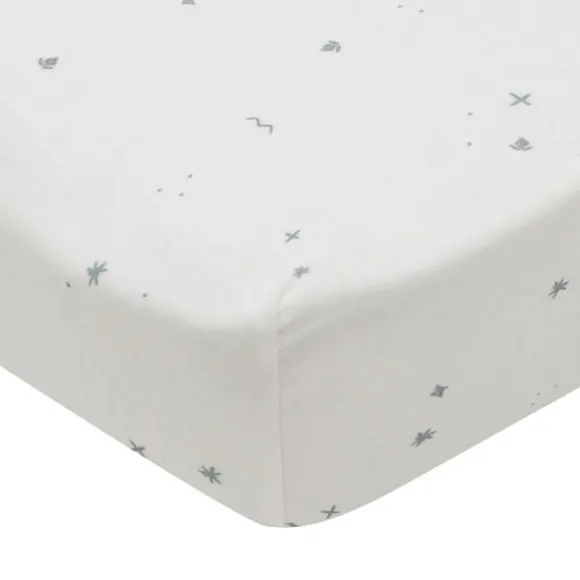 Jollein Twinkling Hoeslaken - 60 x 120 cm - Jersey - Sea Green