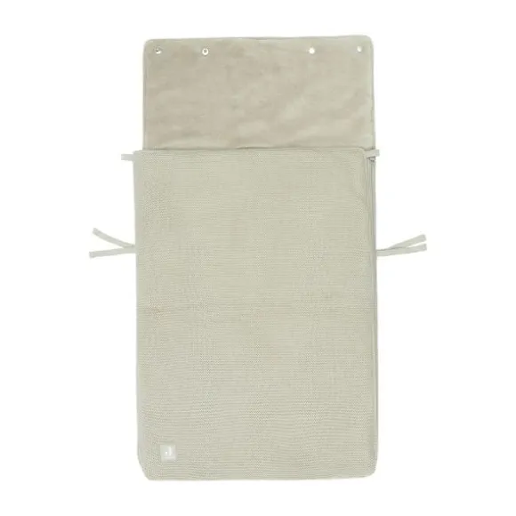 Jollein Voetenzak Autostoel Groep 0+ 3/5 Punts Basic Knit Nougat