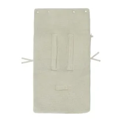 Jollein Voetenzak Autostoel Groep 0+ 3/5 Punts Basic Knit Nougat