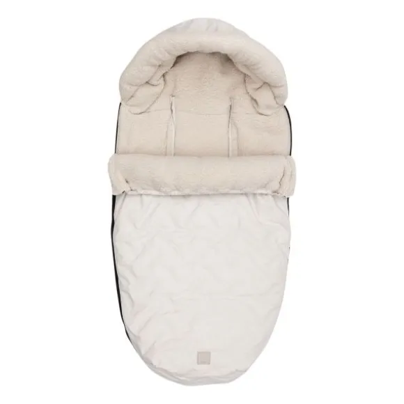 Jollein Voetenzak Buggy/Kinderwagen Embossed – Milky Coffee