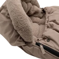 Jollein Voetenzak Buggy/Kinderwagen Embossed – Milky Coffee