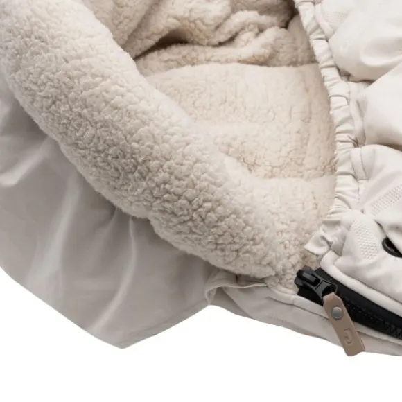 Jollein Voetenzak Buggy/Kinderwagen Embossed – Milky Coffee