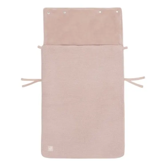 Jollein Voetenzak Groep 0+ 3/5 punts gordel - Basic Knit - Wild Rose