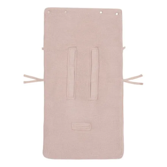 Jollein Voetenzak Groep 0+ 3/5 punts gordel - Basic Knit - Wild Rose