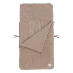Jollein Voetenzak Groep 0+ 3/5 punts gordel - Basic Knit - Wild Rose