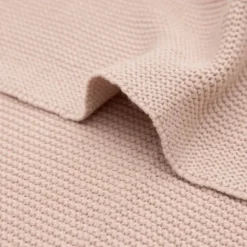 Jollein Wiegdeken Basic Knit - Wild Rose - 75 x 100 cm