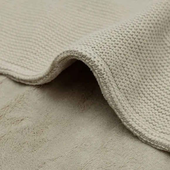 Jollein Wiegdeken Basic Knit Olive Green/Fleece 75 x 100 cm