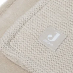 Jollein Wiegdeken Basic Knit Nougat/Fleece 75 x 100 cm