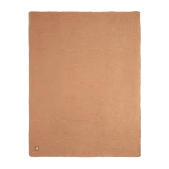 Jollein Wiegdeken Basic Knit Nougat/Fleece 75 x 100 cm
