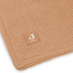Jollein Wiegdeken Basic Knit Nougat/Fleece 75 x 100 cm