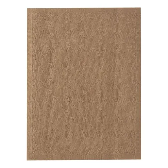 Jollein Wiegdeken Check Knit Oatmeal 75 x 100 cm