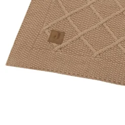 Jollein Wiegdeken Check Knit Oatmeal 75 x 100 cm