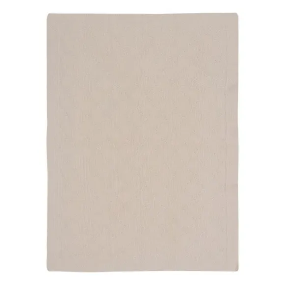 Jollein Wiegdeken Check Knit Oatmeal 75 x 100 cm