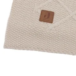 Jollein Wiegdeken Check Knit Oatmeal 75 x 100 cm