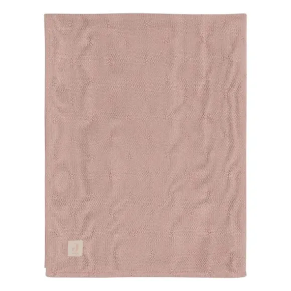 Jollein Wiegdeken Cosy Knit Wild Rose / Velvet 75 x 100 cm