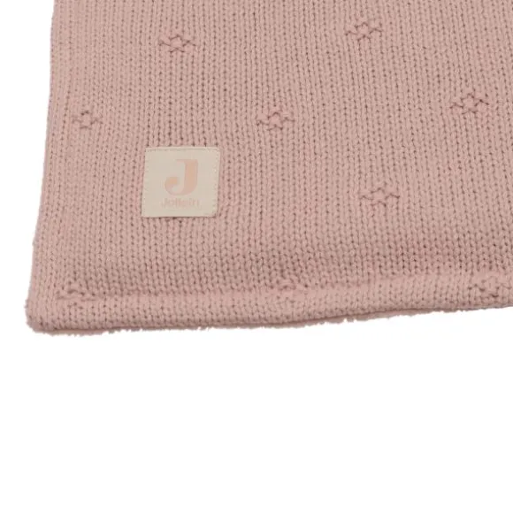Jollein Wiegdeken Cosy Knit Wild Rose / Velvet 75 x 100 cm