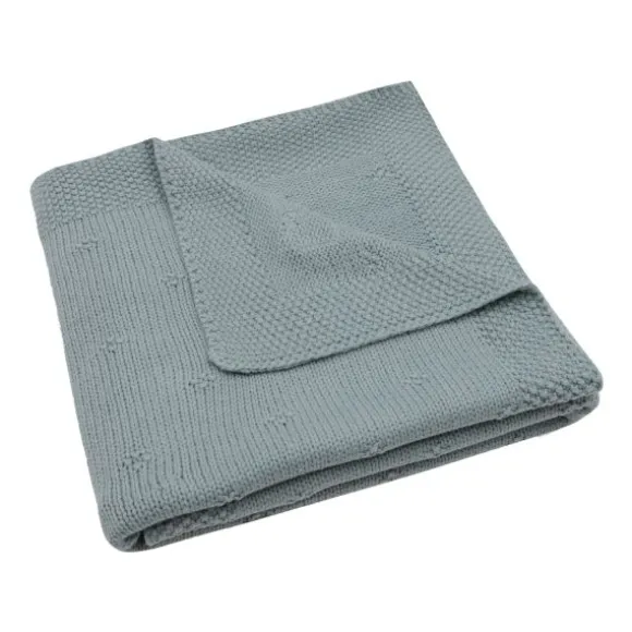 Jollein Wiegdeken Cosy Knit Sea Green 75 x 100 cm
