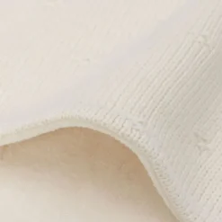 Jollein Wiegdeken Cosy Knit Ivory / Velvet 75 x 100 cm