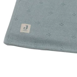 Jollein Wiegdeken Cosy Knit Sea Green / Velvet 75 x 100 cm