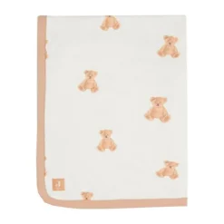 Jollein Wiegdeken Jersey Teddy Bear 75 x 100 cm
