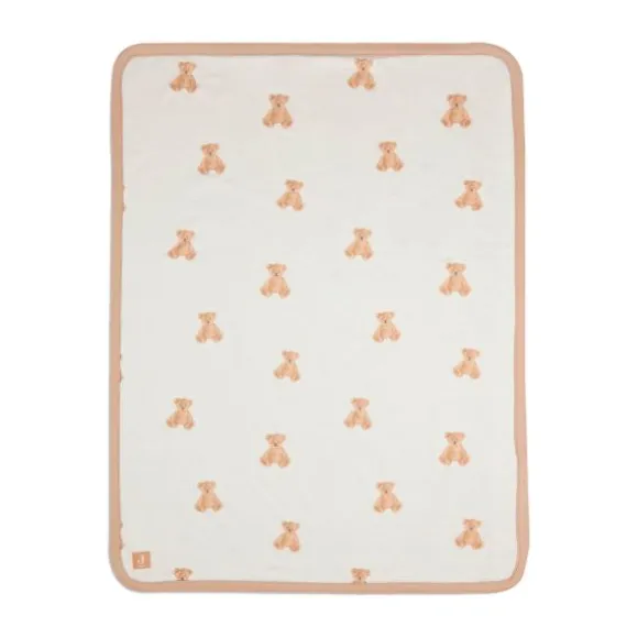 Jollein Wiegdeken Jersey Teddy Bear 75 x 100 cm