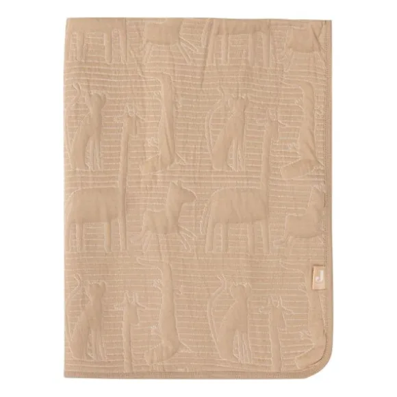 Jollein Wiegdeken Jungle Jambo Biscuit / Oatmeal 75 x 100 cm