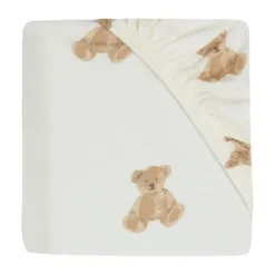 Jollein Wieghoeslaken Jersey 40 x 80/90 cm Teddy Bear