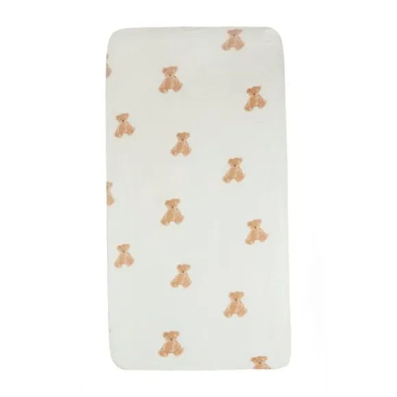 Jollein Wieghoeslaken Jersey 40 x 80/90 cm Teddy Bear