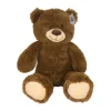 JollyPlush Knuffelbeer - 50 cm - Donkerbruin