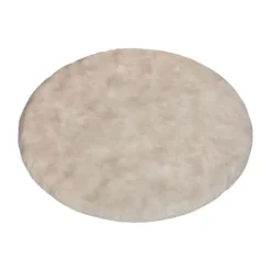 Kidsmill Boxmatras Hoes Rond 90 Velours Natural