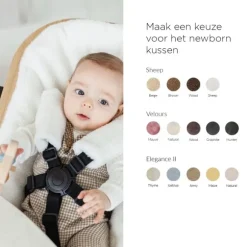 Kidsmill Up! E6 Newborn Frame + Verstelbare Adapter Oatmeal