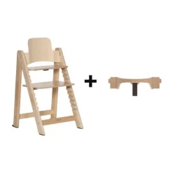 Kidsmill Up! Kinderstoel Incl. Houten Babyset - Oatmeal