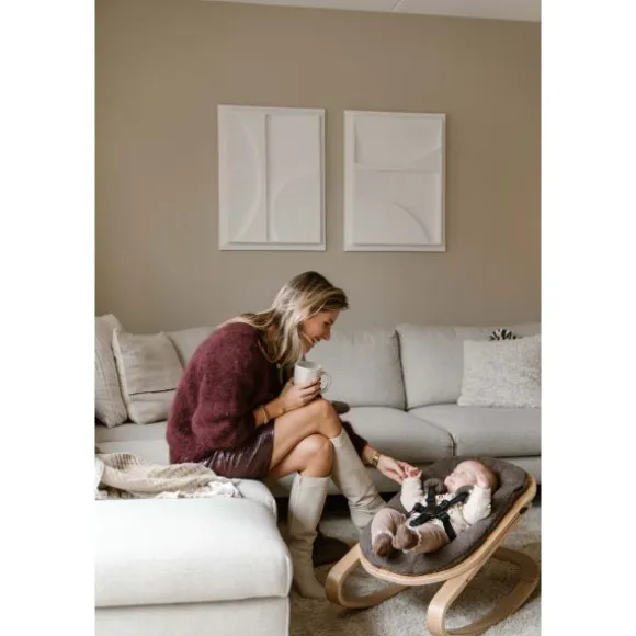 Kidsmill Up! Kinderstoel Incl. Houten Babyset - Oatmeal