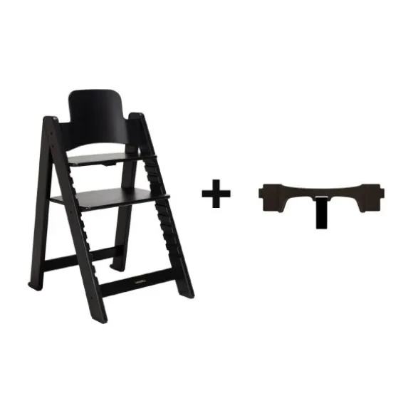 Kidsmill Up! Kinderstoel Incl. Houten Babyset - Oatmeal