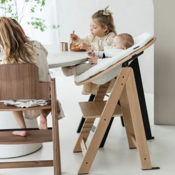 Kidsmill Up! Kinderstoel Incl. Houten Babyset - Oatmeal