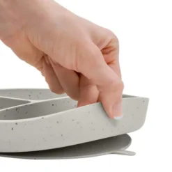 Kikkaboo Bord Met Vakken - Platina Siliconen - Zand