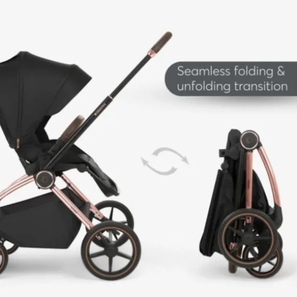 Kikkaboo Kinderwagen 2 in 1 Kara Zwart