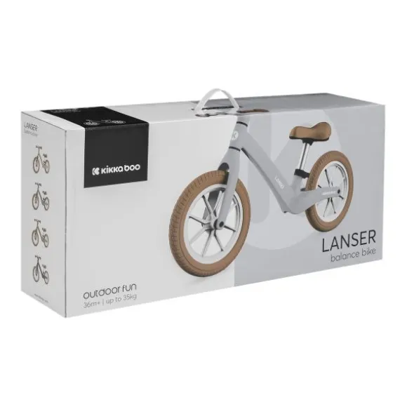 Kikkaboo Loopfiets Lanser grijs