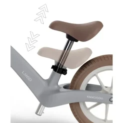 Kikkaboo Loopfiets Lanser grijs