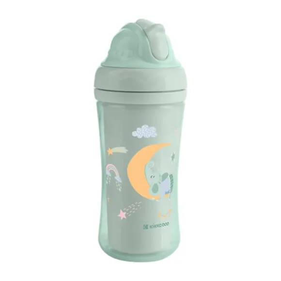 Kikkaboo Maan Beker Met Siliconen Rietje - 220ml - Mint
