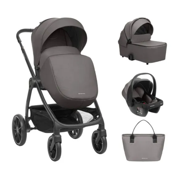 Kikkaboo Modena Kinderwagen 3-in-1 - Donkergrijs