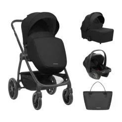 Kikkaboo Modena Kinderwagen 3-in-1 - Donkergrijs