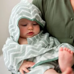 KipKep Blenker Hydrofiele Badcape Memphis White