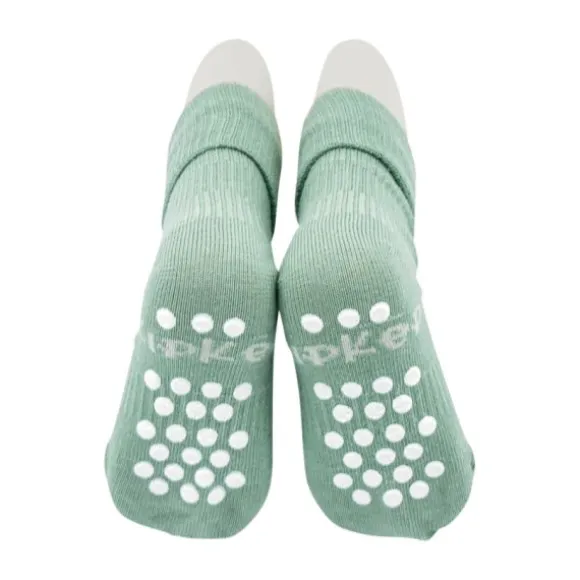 Kipkep Blijf-Sokjes - 12-18 Mnd - Pale Green