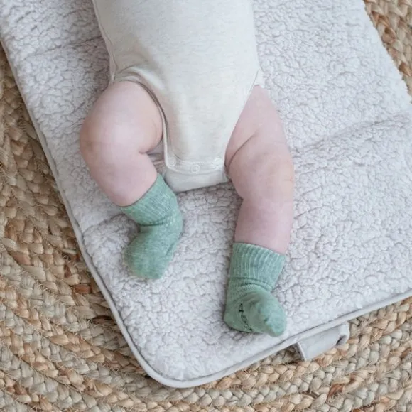 Kipkep Blijf-Sokjes - Prematuur - Pale Green
