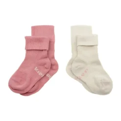 KipKep Blijf-Sokjes Dusty Clay 12-18mnd 2-Pack 12-18 maanden